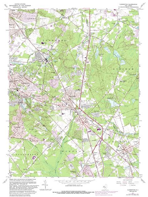 Clementon topographic map, NJ - USGS Topo Quad 39074g8