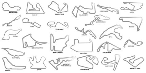 F1 Tracks 2022/23 in STL Format - Etsy