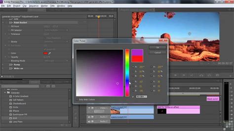 Adobe Premiere Pro CS6 Tutorial | Generate Effects | Infiniteskills ...