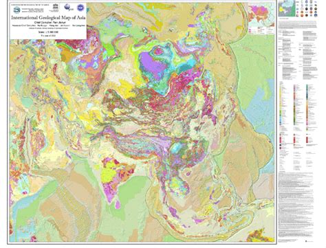 1:5M International Geological Map of Asia. | Download Scientific Diagram