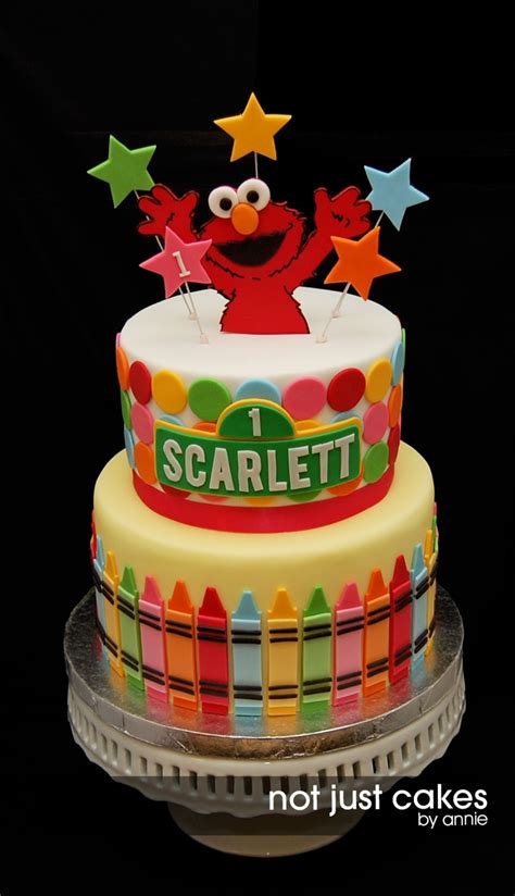 Elmo First Birthday Cake - CakeCentral.com