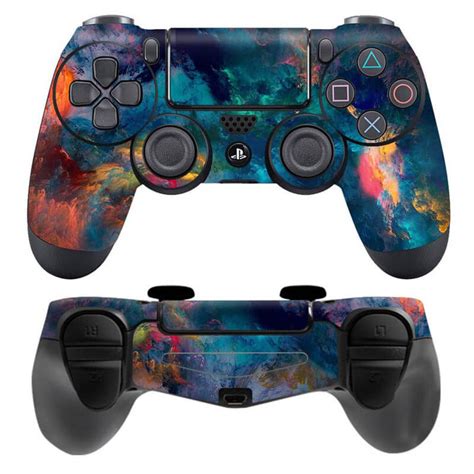 Skin Wrap Vinyl Sticker for DualShock 4 Wireless Controller- Color Smo ...