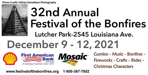 Festival of the Bonfires Returns Dec. 9-12 in Lutcher