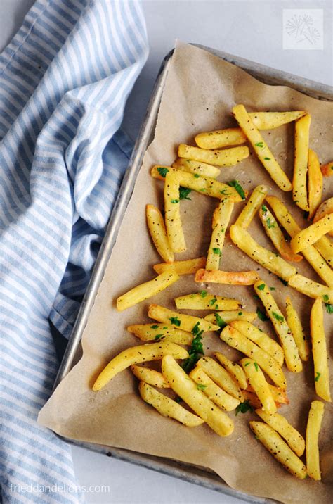 How to Cook Frozen French Fries — Fried Dandelions — Plant Based Recipes