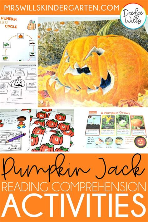 Pumpkin Jack Kindergarten Reading Comprehension Activities | Pumpkin ...