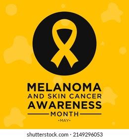 Melanoma Skin Cancer Awareness Month Vector Stock Vector (Royalty Free) 2149296053 | Shutterstock