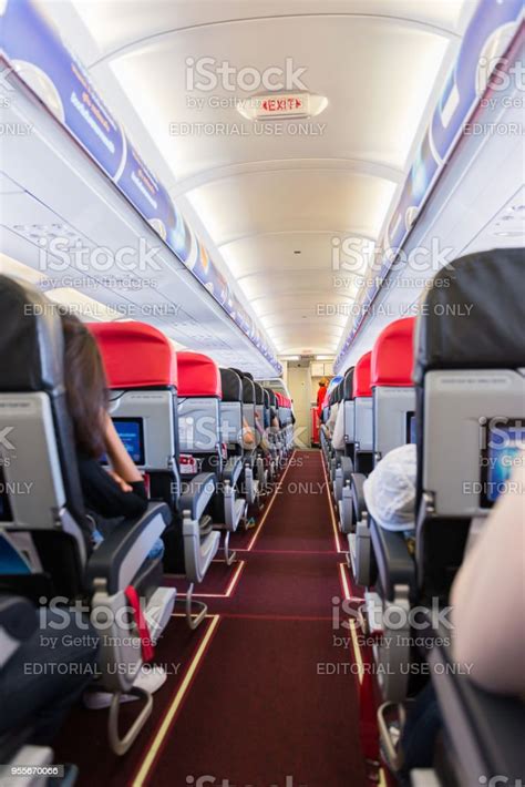 Interior Of Thai Airasia A320200 Stock Photo - Download Image Now - Air Asia, Aerospace Industry ...