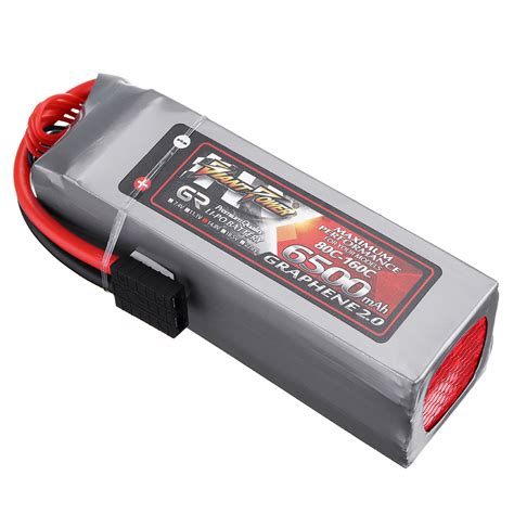 New GIANT POWER GRAPHENE 2.0 14.8V 6500mah 80C 4S Lipo Battery for ...