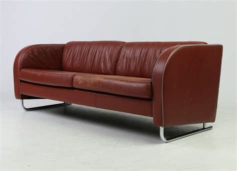 Art Deco style sofa by Scandinavian furniture maker, 1960s | #116453