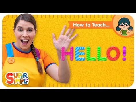 Preschool teaching tips how to teach the hello song – Artofit