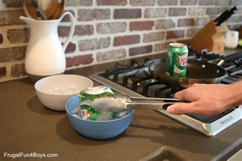 Crushing Cans Science Experiment - Frugal Fun For Boys and Girls