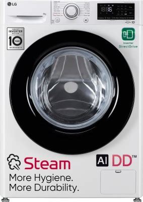 38% OFF on LG 8 kg AI Direct Drive Technology ,Steam Fully Automatic ...