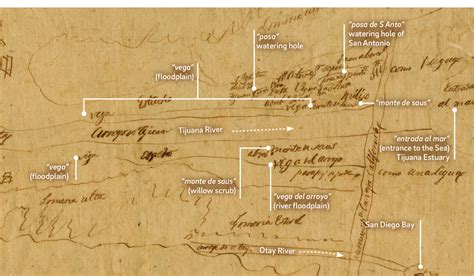 3. The earliest known map of the Tijuana River valley. The Tijuana ...