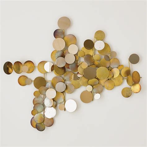 Dot Wall Decor-Brass/Gold