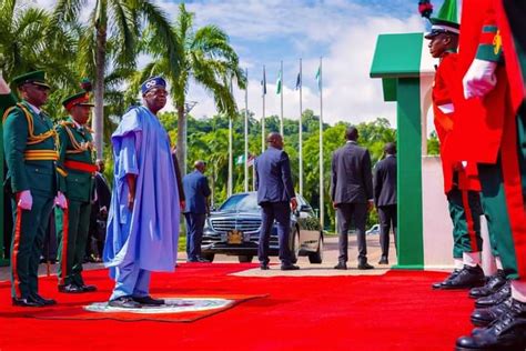 PHOTOS: Tinubu inspects Guard of Honour to mark 2023 Democracy Day - P.M. News