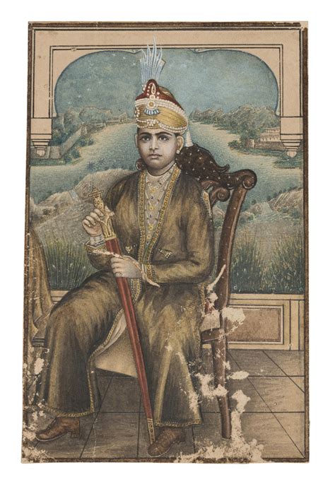 MAHARAJA JAI SINGH OF JAIPUR, JAIPUR, RAJASTHAN, NORTH INDIA, CIRCA ...