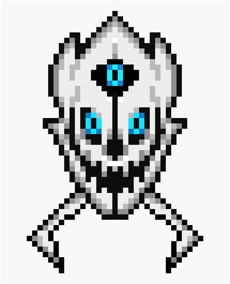 Pixel Art Undertale Gaster Blaster, HD Png Download , Transparent Png ...