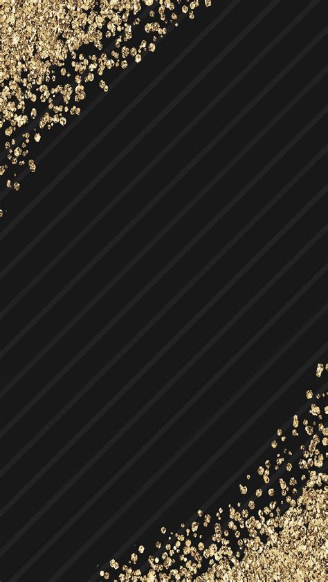 black, gold, glitter, wallpaper, background, iphone, android, HD # ...