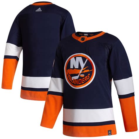 Men's New York Islanders adidas Navy 2020/21 Reverse Retro Authentic Jersey