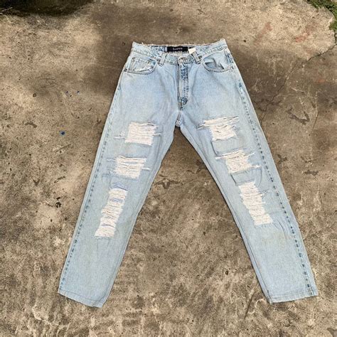 Levi's Vintage Levis Silver Tab Distress Jeans | Grailed