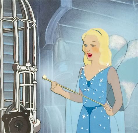 Animation Collection: Original Production Animation Cel of The Blue Fairy from "Pinocchio," 1940