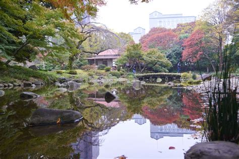 Koishikawa Korakuen Garden stock image. Image of four - 63432965