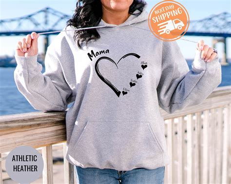 Custom Grandma Heart Sweatshirt, Grandma Sweatshirt, Grandma Heart With Kids Names, Custom ...