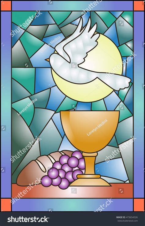 53 Holy communion stained glass Stock Vectors, Images & Vector Art ...