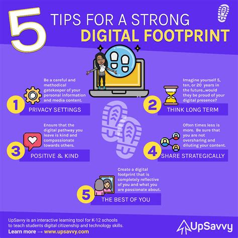 Five Tips for a Strong Digital Footprint | UpSavvy Blog