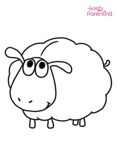 Sheep Coloring Page