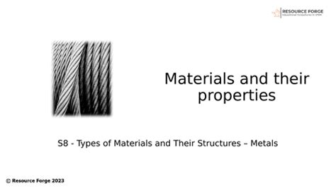 Engineering Materials 8 - Types of Materials and Their Structures ...