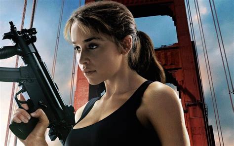 Emilia Clarke As Sarah Connor Terminator Genisys 2015 Emilia | Hot Sex Picture