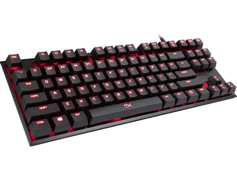 HyperX Alloy FPS Pro Tenkeyless Mechanical Gaming Keyboard - Cherry MX Red, Red 740617268775 | eBay