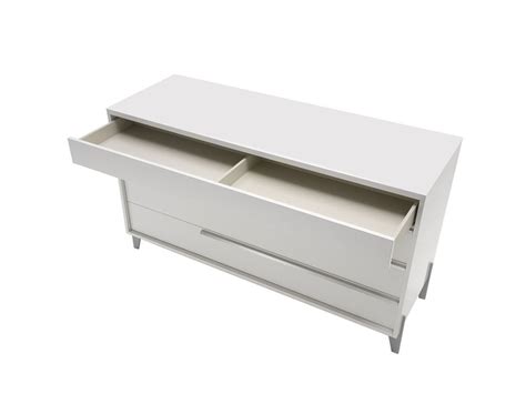 Modern White Italian Lacquer Dresser | Furnituremodern.com