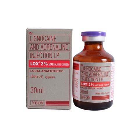 Lignocaine And Adrenaline Injection Ip, 30ml at Rs 28.78/piece in Surat | ID: 26254023891