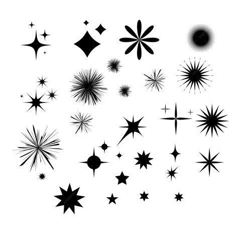 Premium Vector | Sparkle vector set star vector set