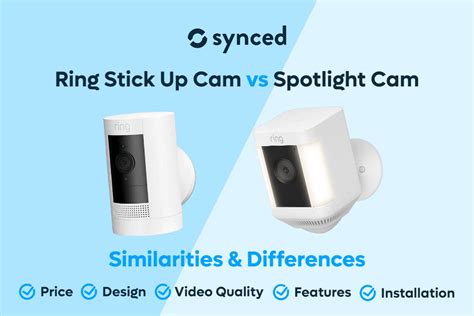 Ring Stick Up Cam vs Spotlight Cam: 5 Key Aspects to Consider