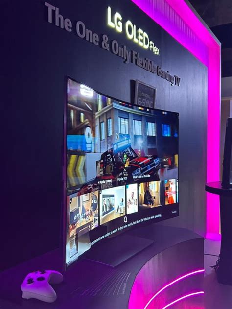 LG launches world’s only flexible gaming OLED TV in India | The Indian ...