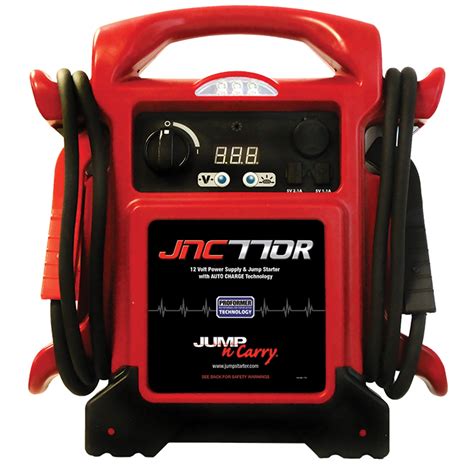 Jump-N-Carry 1700 Peak Amp, Premium 12 Volt Jump Starter, JNC770R - All ...