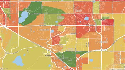 The Safest and Most Dangerous Places in Louisville, CO: Crime Maps and ...