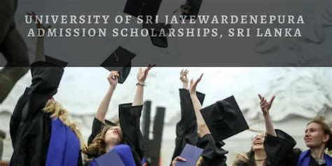 University of Sri Jayewardenepura Admission Scholarships, Sri Lanka ...