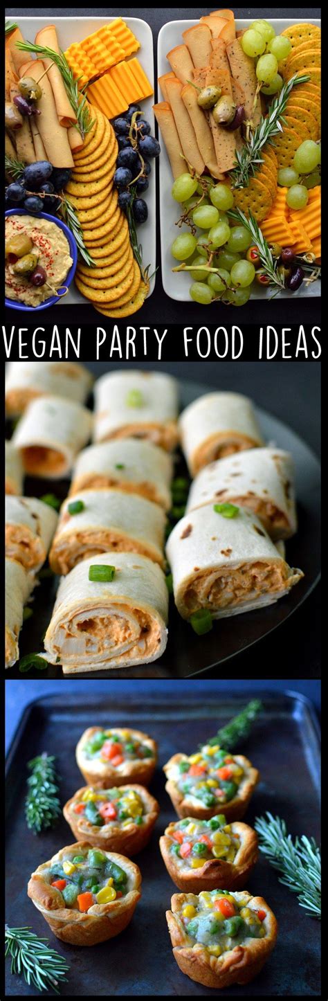 Vegan Party Food Ideas for Holidays, Potlucks, Appetizers, Finger Foods - Dairy Free, Egg Free ...