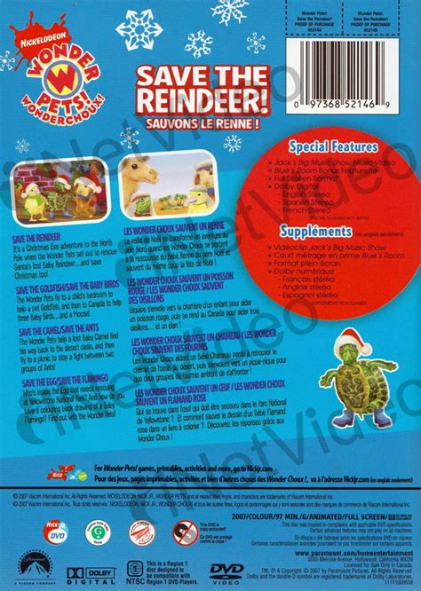 Wonder Pets - Save The Reindeer (Bilingual) on DVD Movie