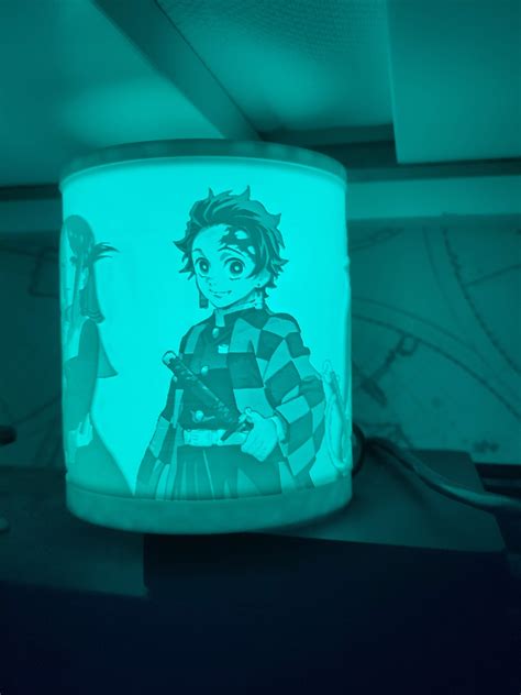 Lithophane customizable manga lamp [FreeCAD | parametric] by Ystvan | Download free STL model ...