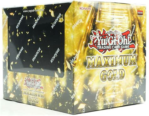 Yu-Gi-Oh Maximum Gold Booster 4-Box Case | DA Card World