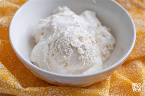 Keto Vanilla Ice Cream Recipe - How 2 Do Keto