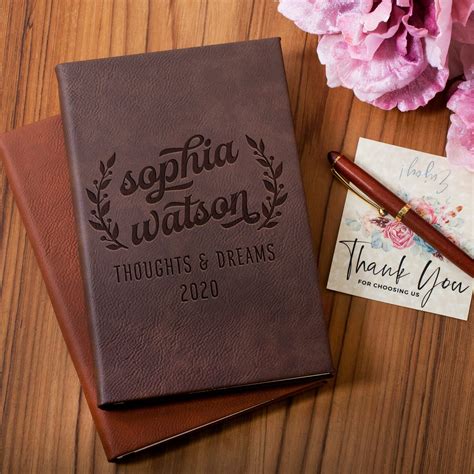 Personalized Leather Journal Customized Journals Writer - Etsy