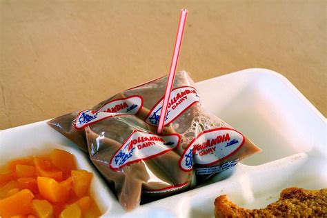 Bagged milk given during elementary school lunch! : r/nostalgia