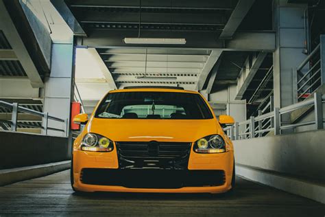 Modified Yellow VW Golf GTi - F.U.C. UK