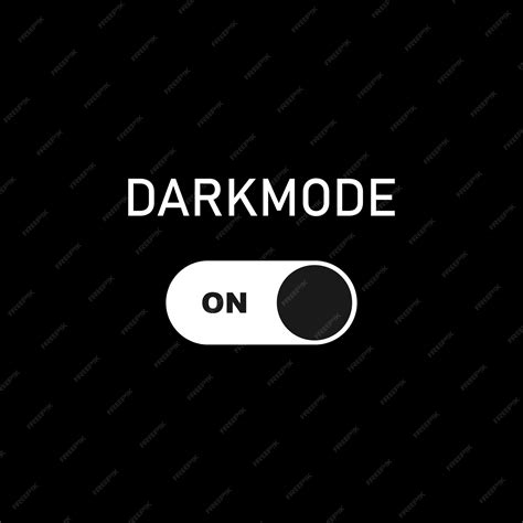 Premium Vector | Turn on dark mode. Dark theme on your device or site ...